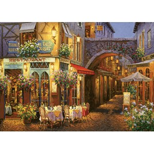 Art Puzzle (4632) - "Restaurant, Salon de Thé: Au Comte Roger" - 1500 pezzi
