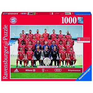 Ravensburger (19758) - "FC Bayern München Season 2017/2018" - 1000 pezzi