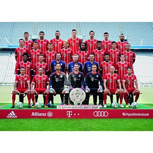 Ravensburger (19758) - "FC Bayern München Season 2017/2018" - 1000 pezzi