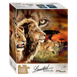 Step Puzzle (79807) - "Find 10 Lions!" - 1000 pezzi