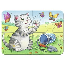Ravensburger (06951) - "Cute Pets" - 2 4 6 8 pezzi