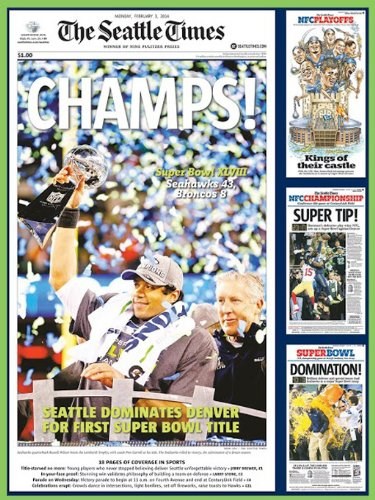 White Mountain (1062) - "Seattle Seahawks" - 550 pezzi