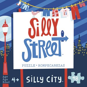 Buffalo Games (39602) - "Silly City (Silly Street)" - 48 pezzi