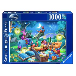 Ravensburger (15875) - "Winnie the Pooh, Star Gazing" - 1000 pezzi