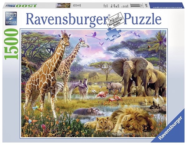 Ravensburger (16333) - "Colorful Africa" - 1500 pezzi
