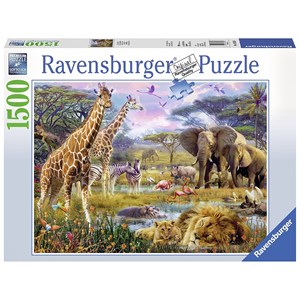 Ravensburger (16333) - "Colorful Africa" - 1500 pezzi