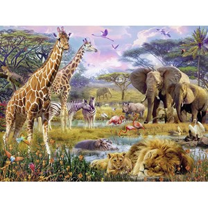 Ravensburger (16333) - "Colorful Africa" - 1500 pezzi