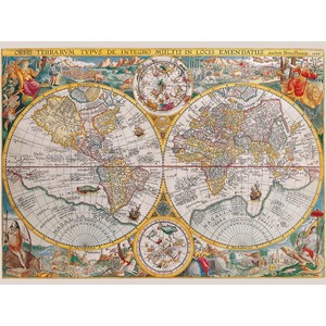 Ravensburger (16381) - "Historical map" - 1500 pezzi