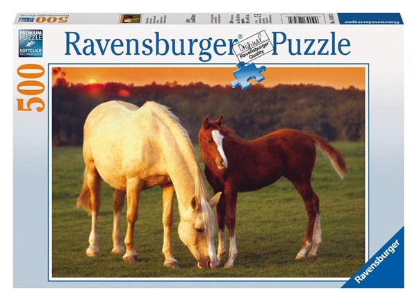 Ravensburger (14347) - "Beautiful Horses" - 500 pezzi