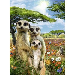 Ravensburger (14744) - "Suricates" - 500 pezzi
