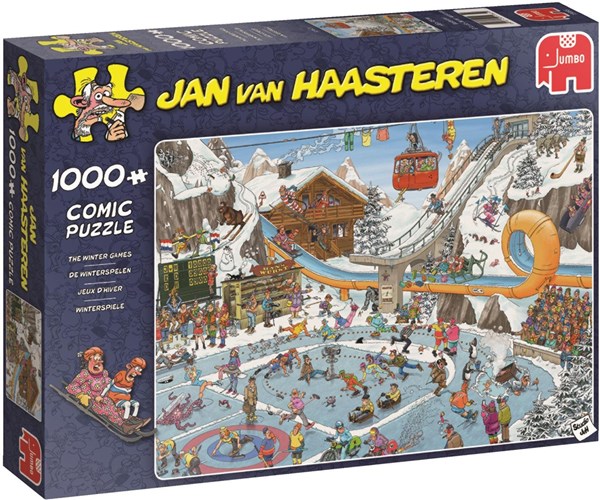 Jumbo (19065) - Jan van Haasteren: "Winter Games" - 1000 pezzi