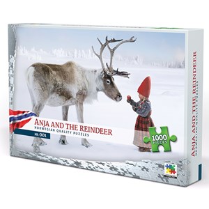 Vennerod forlag (001) - Per Breiehagen: "Anja and the Reindeer" - 1000 pezzi