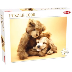 Tactic (40912) - "Puppy and A Teddy" - 1000 pezzi