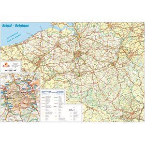 PuzzelMan (06107) - "Belgium map" - 1000 pezzi