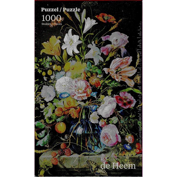 PuzzelMan (760) - Jan Davidsz de Heem: "Vase with Flowers" - 1000 pezzi