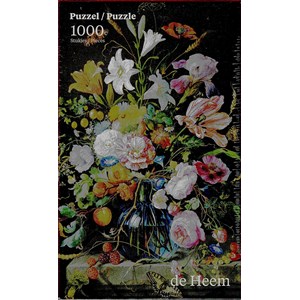 PuzzelMan (760) - Jan Davidsz de Heem: "Vase with Flowers" - 1000 pezzi