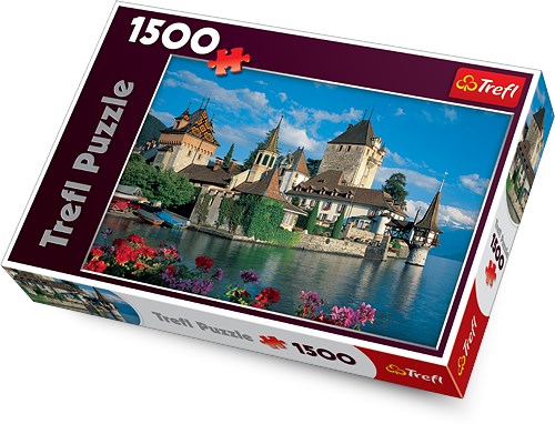 Trefl (26102) - "Oberhofen Castle, Switzerland" - 1500 pezzi