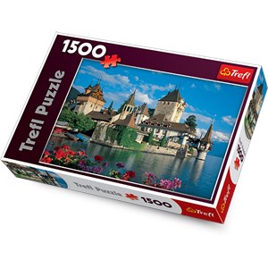 Trefl (26102) - "Oberhofen Castle, Switzerland" - 1500 pezzi
