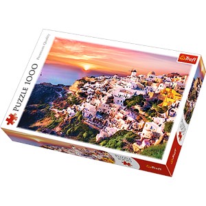 Trefl (10435) - "Sunset over Santorini" - 1000 pezzi