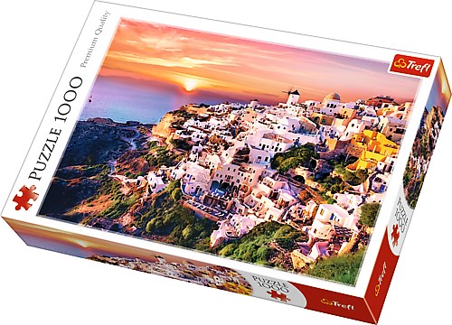 Trefl (10435) - "Sunset over Santorini" - 1000 pezzi