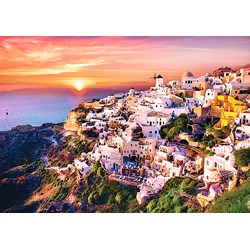 Trefl (10435) - "Sunset over Santorini" - 1000 pezzi