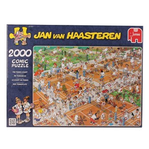 Jumbo (17075) - Jan van Haasteren: "The Tennis Court" - 2000 pezzi