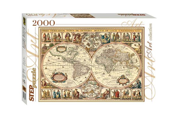 Step Puzzle (84003) - "World Map" - 2000 pezzi