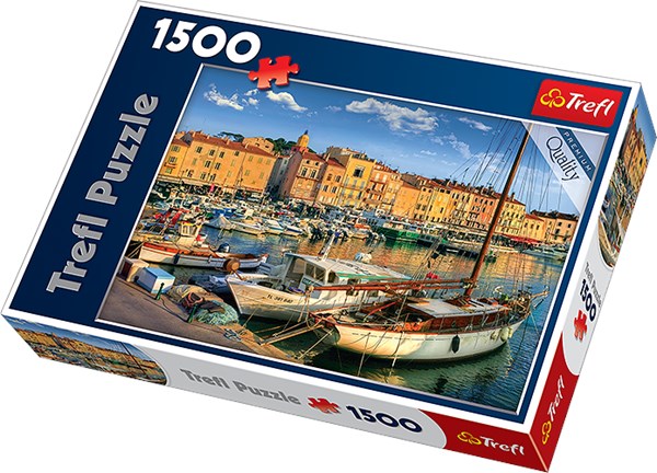 Trefl (26130) - "Old Port in Saint-Tropez" - 1500 pezzi