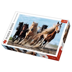 Trefl (10446) - "Galloping Horses" - 1000 pezzi