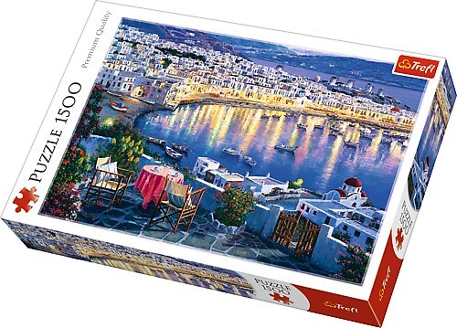 Trefl (26144) - "Mykonos at Sunset" - 1500 pezzi