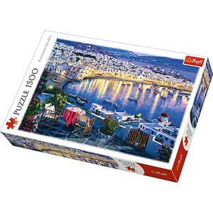 Trefl (26144) - "Mykonos at Sunset" - 1500 pezzi