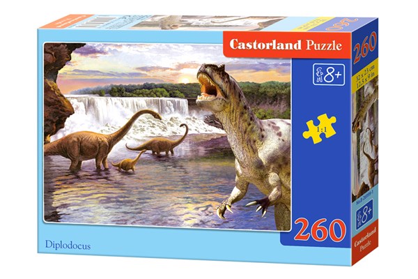Castorland (B-26999) - "Dinosaurs, Diplodocus" - 260 pezzi