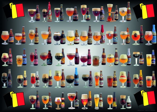 PuzzelMan (095) - "Belgian beers" - 1000 pezzi