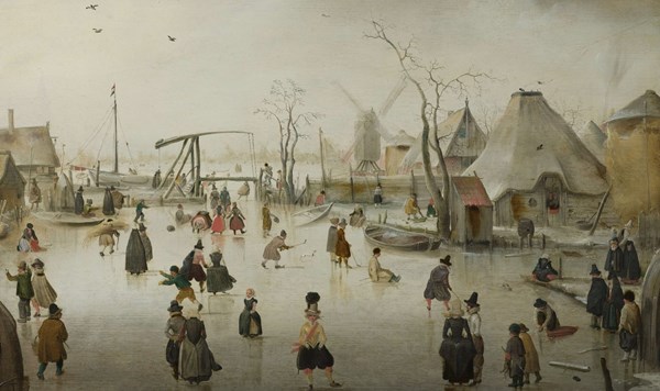 PuzzelMan (733) - Hendrick Avercamp: "On the Ice" - 1000 pezzi