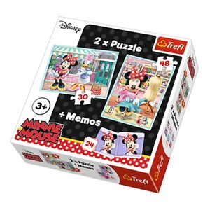 Trefl (90605) - "Minnie Mouse + Memo" - 30 48 pezzi