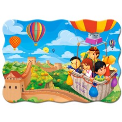 Castorland (B-03648) - "Balloon Ride over the Grat Wall of China" - 30 pezzi