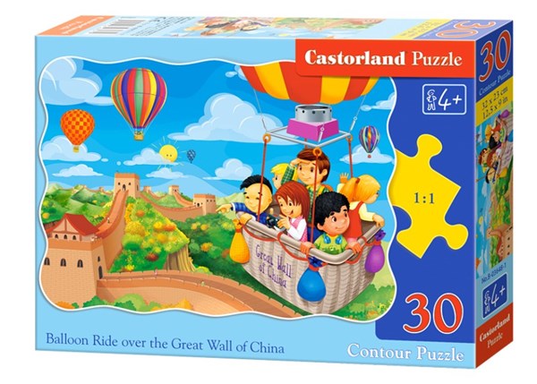 Castorland (B-03648) - "Balloon Ride over the Grat Wall of China" - 30 pezzi
