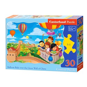 Castorland (B-03648) - "Balloon Ride over the Grat Wall of China" - 30 pezzi