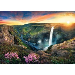 Trefl (27091) - "Haifoss Waterfall, Iceland" - 2000 pezzi