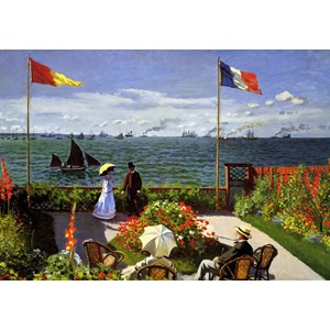 Grafika (00036) - Claude Monet: "Terrasse à Sainte-Adresse, 1867" - 1000 pezzi