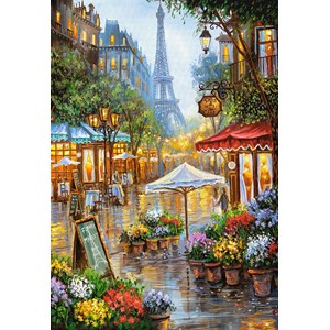Castorland (C-103669) - "Spring Flowers, Paris" - 1000 pezzi