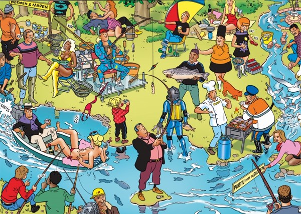 PuzzelMan (119) - Willems Wereld: "Fishing" - 1000 pezzi