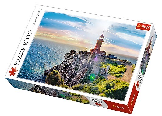 Trefl (10436) - "The Melagavi Lighthouse, Greece" - 1000 pezzi