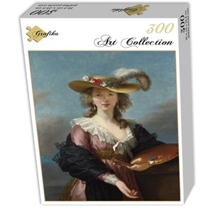 Grafika (02173) - Élisabeth Vigée Le Brun: "Self-portrait in a Straw Hat, 1782" - 300 pezzi