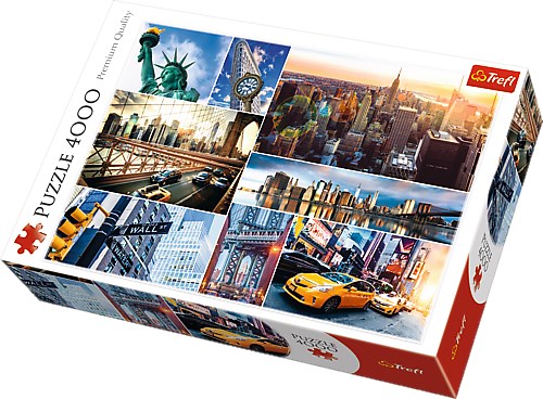Trefl (45006) - "New York, Collage" - 4000 pezzi