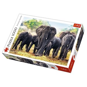Trefl (10442) - "African Elephants" - 1000 pezzi