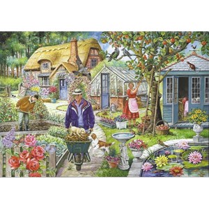 The House of Puzzles (2391) - "Find the Differences No.1, In The Garden" - 1000 pezzi