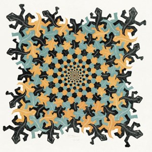 PuzzelMan (844) - M. C. Escher: "From Small to Large" - 210 pezzi