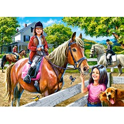 Castorland (B-030095) - "Horse Riding" - 300 pezzi