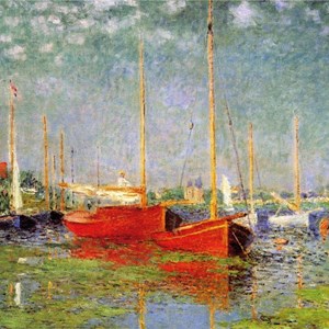 Puzzle Michele Wilson (Z47) - Claude Monet: "The Red Boats" - 30 pezzi